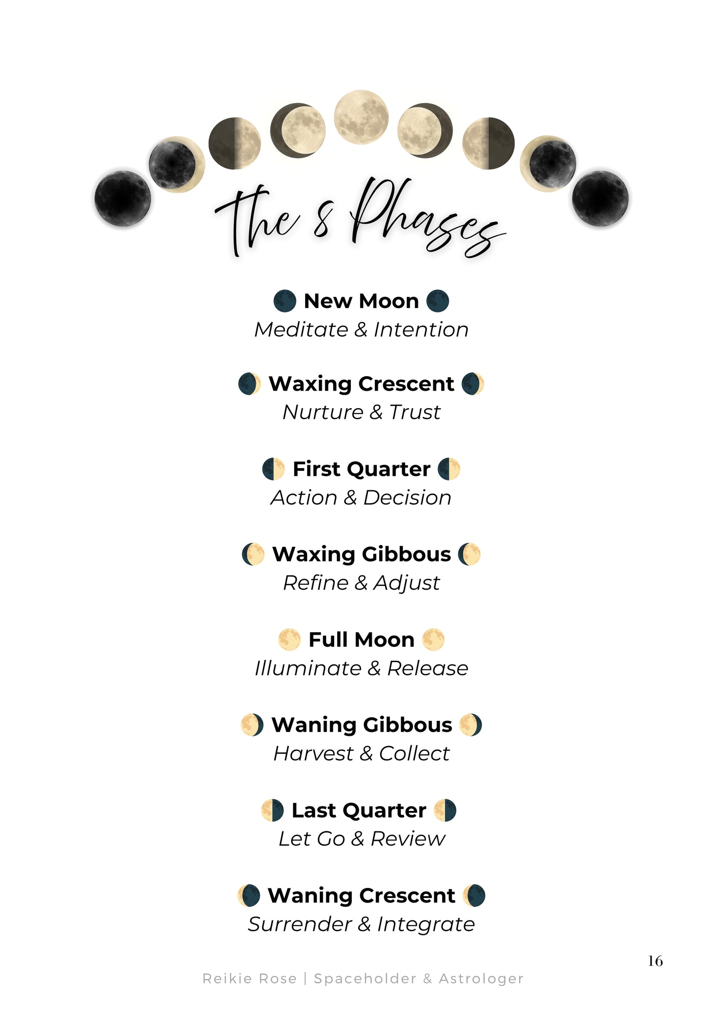 Manifesting with the Moon Workbook