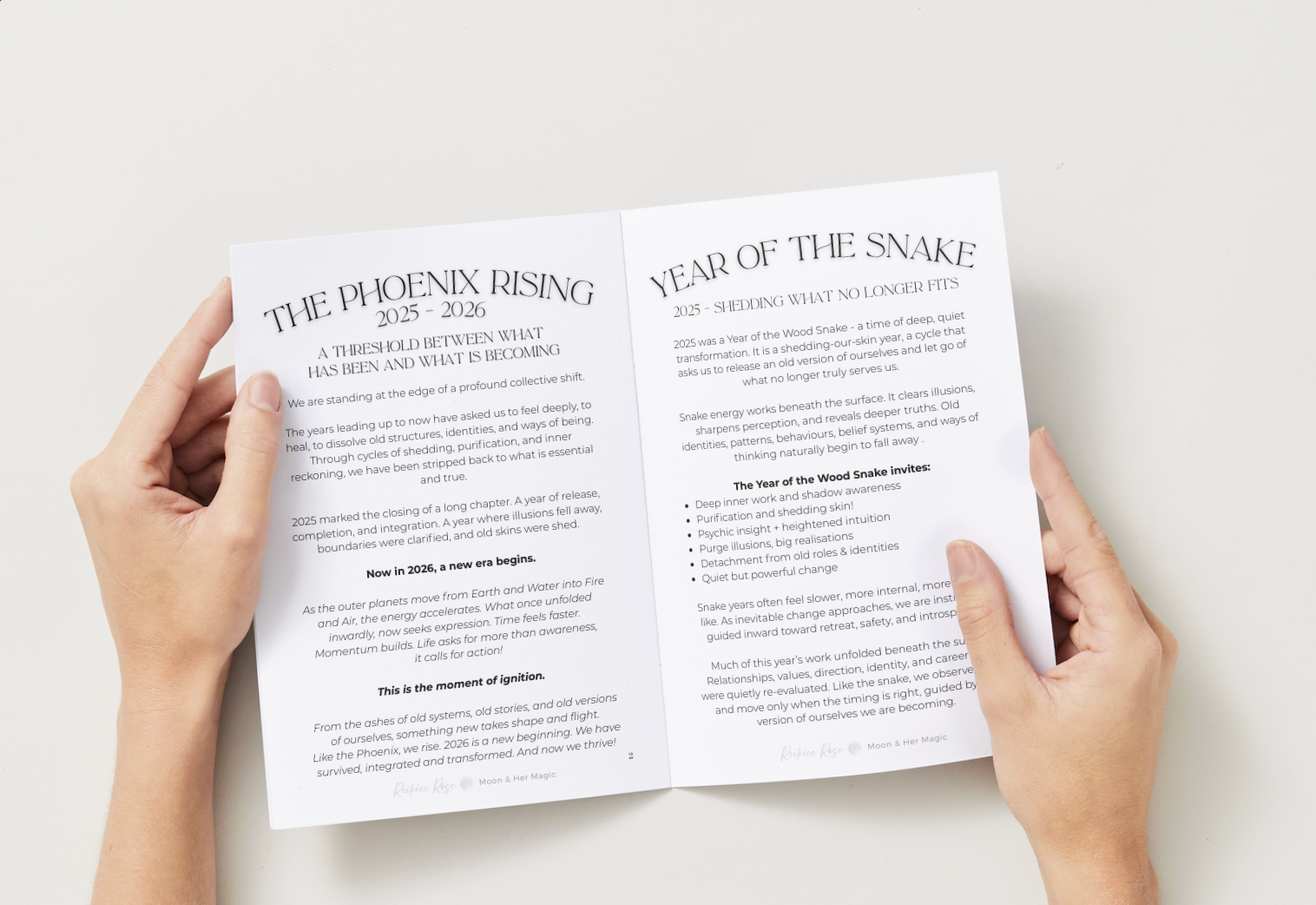 The Pheonix Rising Guide & Reflection Book